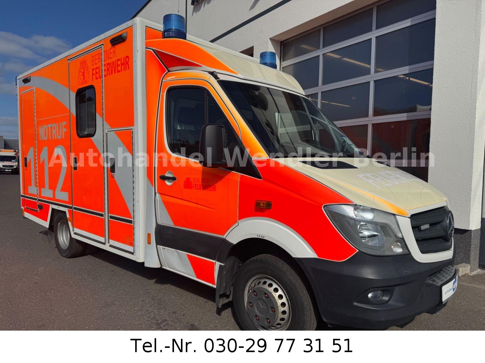 Mercedes-Benz Sprinter 516 CDI RTW Fahrtec mit Trage + Sessel