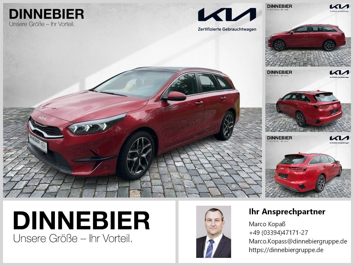 Kia cee'd Sportswagon Spirit Glasdach+LED+Kamera