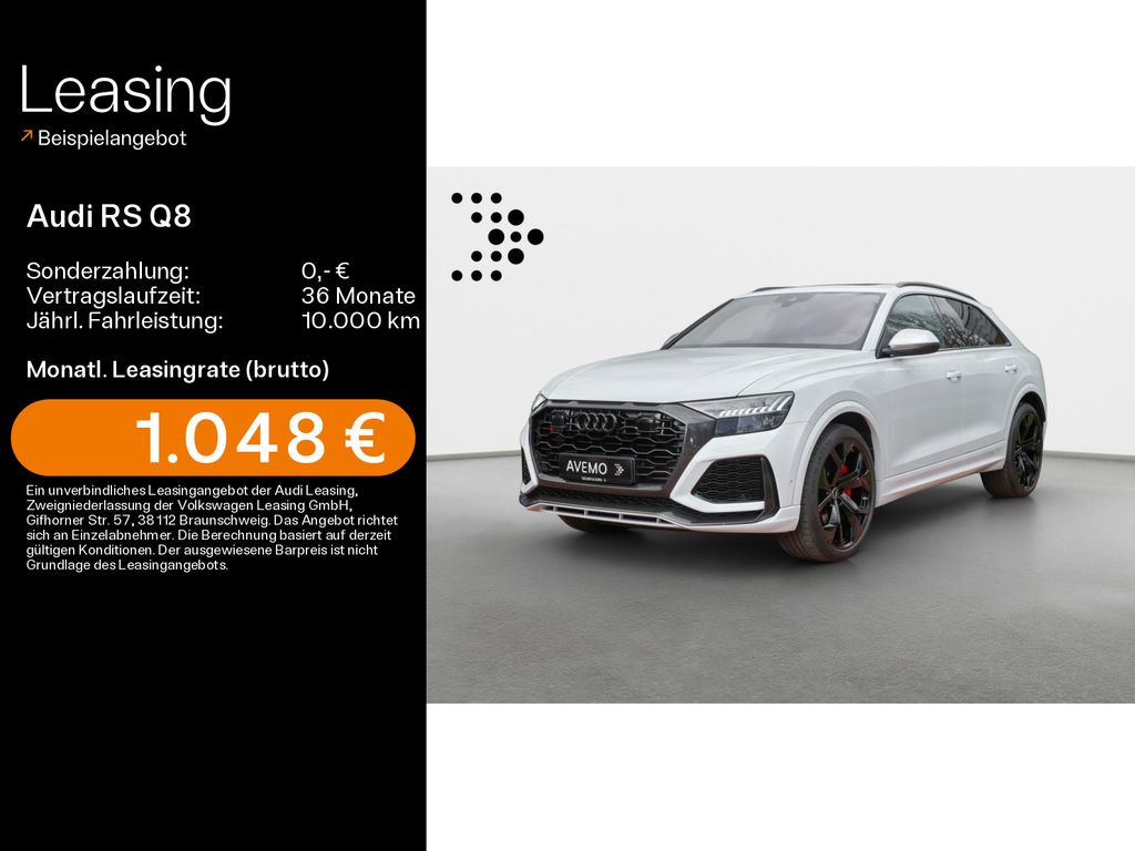 Audi RS Q8 AHK*Keramik*Pano*305 km/h*Sitzbel.*Massage