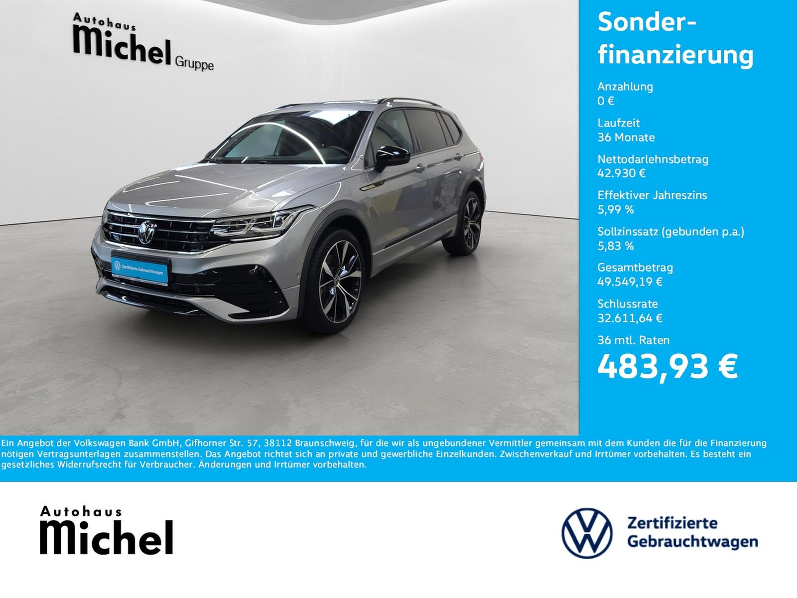 Volkswagen Tiguan Allspace TDI DSG 4M R-Line Black Style IQ foto 2