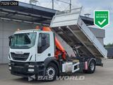 Iveco Stralis 310 4X2 Palfinger PK14002EH Crane Tipper - Iveco Diesel Dreiseitenkipper Doppelkabine