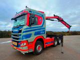 Scania R500 NGS Scania R500 inkl removable crane Palfin - Scania 8x4