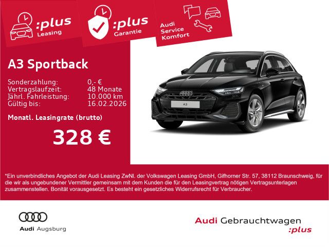 A3 Sportback S line 40 TFSI e S tronic 8-fach be