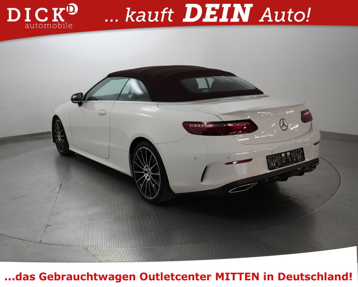 Fahrzeugabbildung Mercedes-Benz E220d Cabrio 2X AMG NIGHT+WIDESC+STNDHZ+BURM+20"