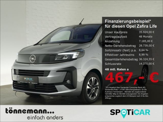Zafira Life FACELIFT EDITION XL AT+NAVI+9-SITZER