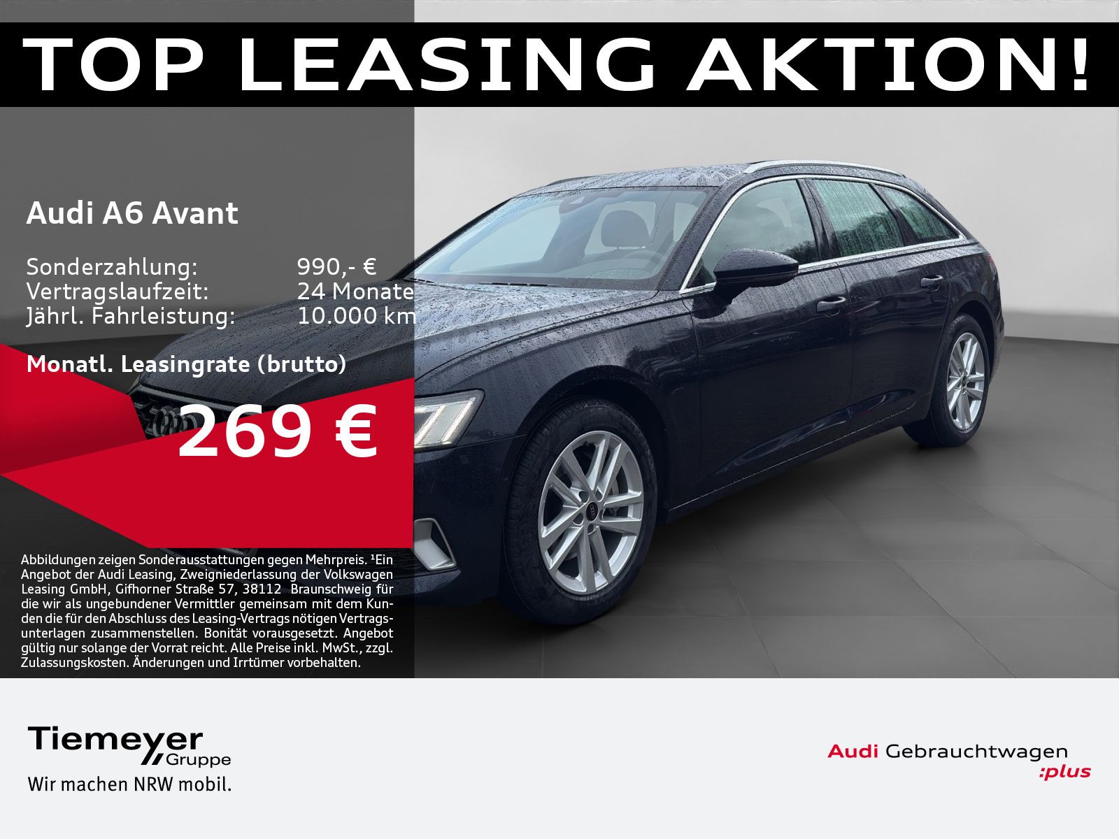 Audi A6 Avant 45 TFSI ADVANCED LEDER AHK MEMORY KAMER