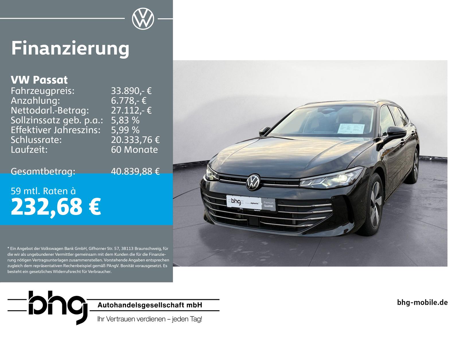 Volkswagen Passat Business 1,5 l eHybrid OPF  AHK, LED, ACC