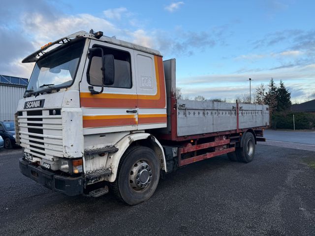 Scania R 143 4x2 full steel manual platform