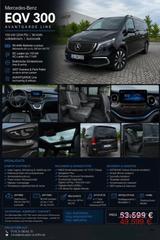 Mercedes-Benz EQV 300 Lang - 90kWh  - schwarze Mercedes-Benz EQV