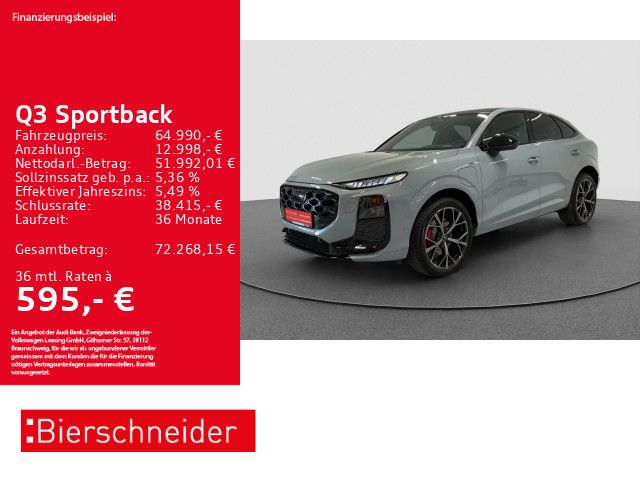 Audi Q3 Sportback e-hybrid 2x S-Line 20 AHK DIG-MATRI foto 1