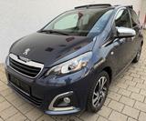 Peugeot 108 Allure Klima,Faltdach,Kamera,Alu,Temp,Mfl - blaue Peugeot 108