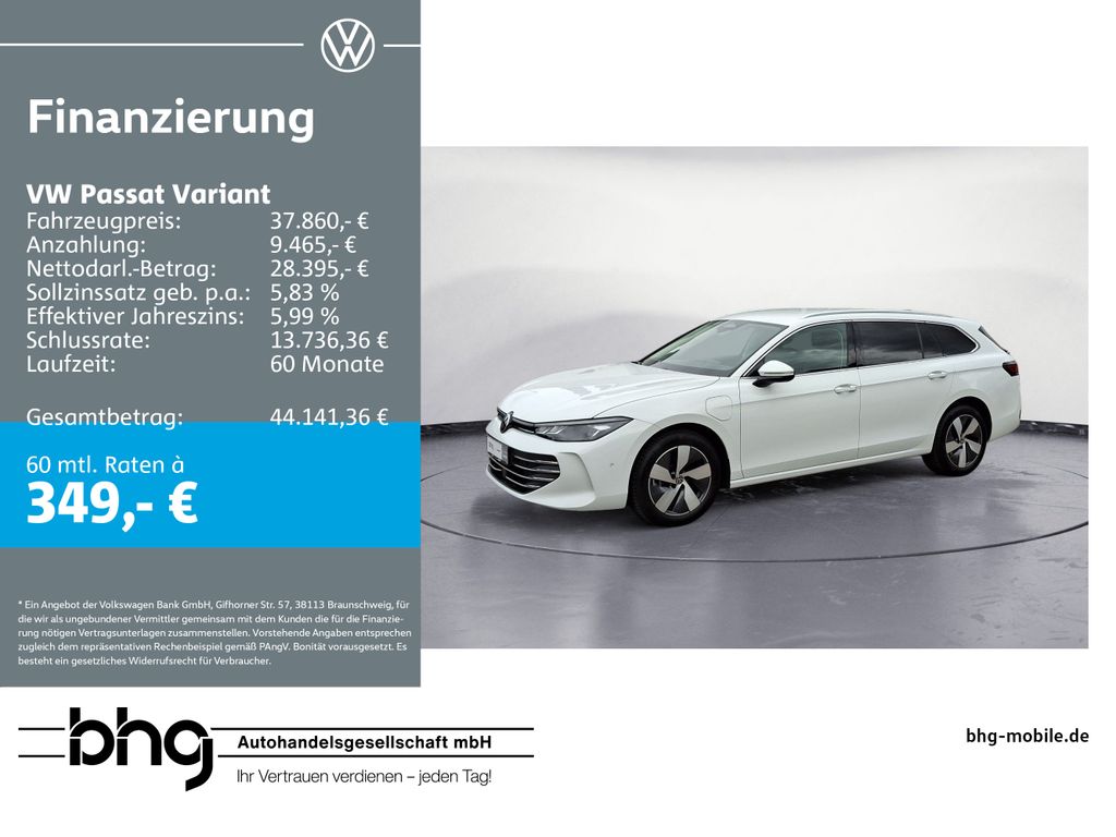 Passat Variant 1.5 e-Hybrid DSG Business
