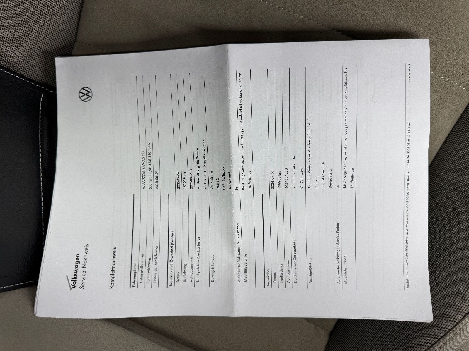Fahrzeugabbildung Volkswagen Golf Sportsvan VII 1.5TSI  Highline|NAVI|KAMERA