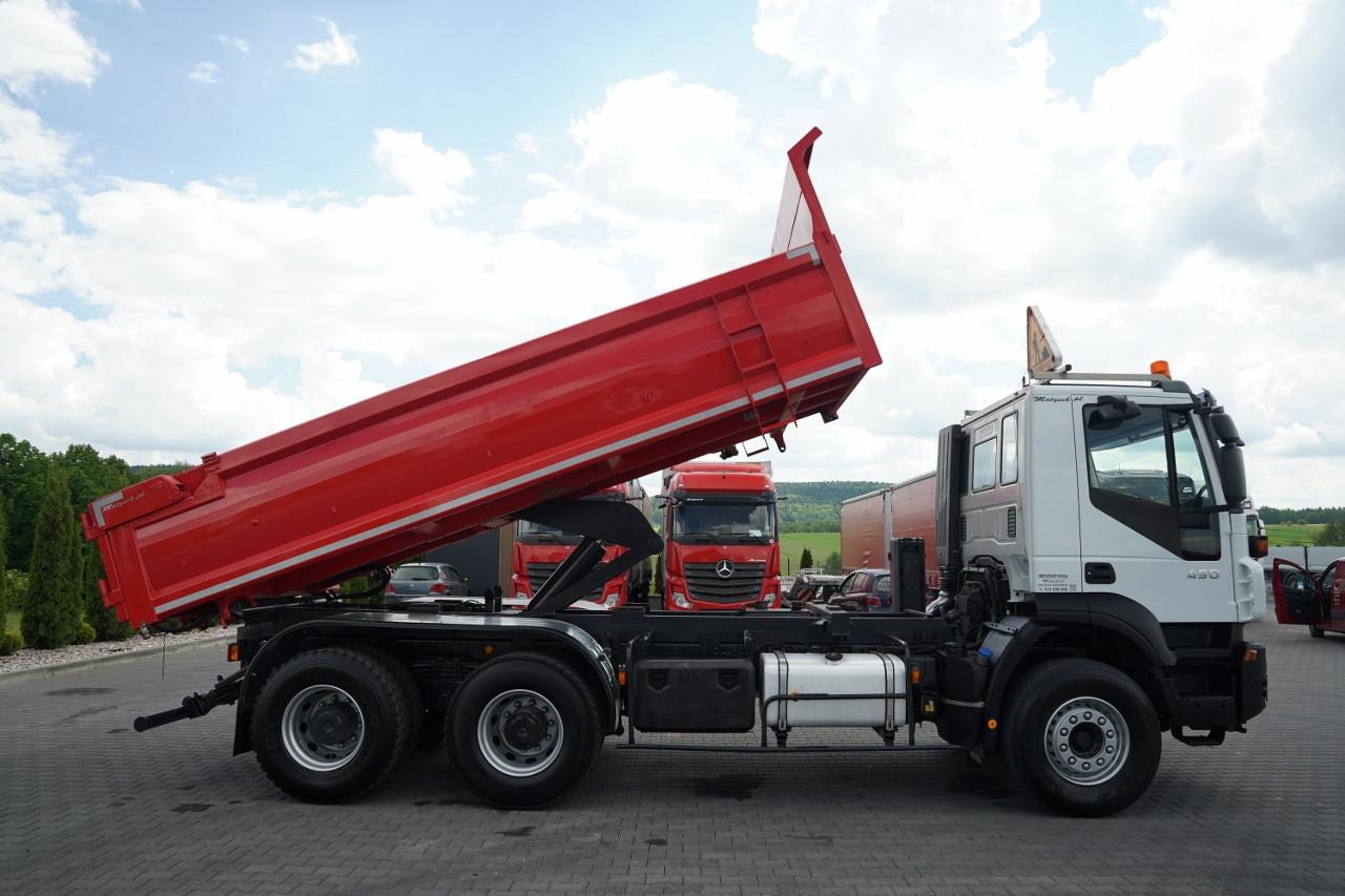 Iveco TRAKKER 450 / 6X4 / WYWROTKA / HYDROKLAPA / HYDR