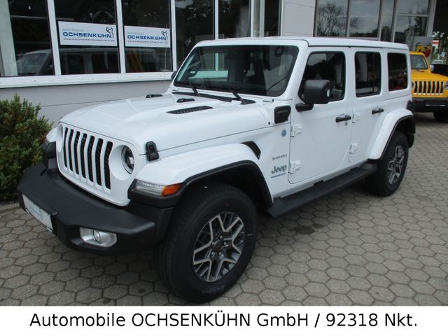 Jeep Wrangler 2.0 4xe PHEV Sahara / Leder, Nav.