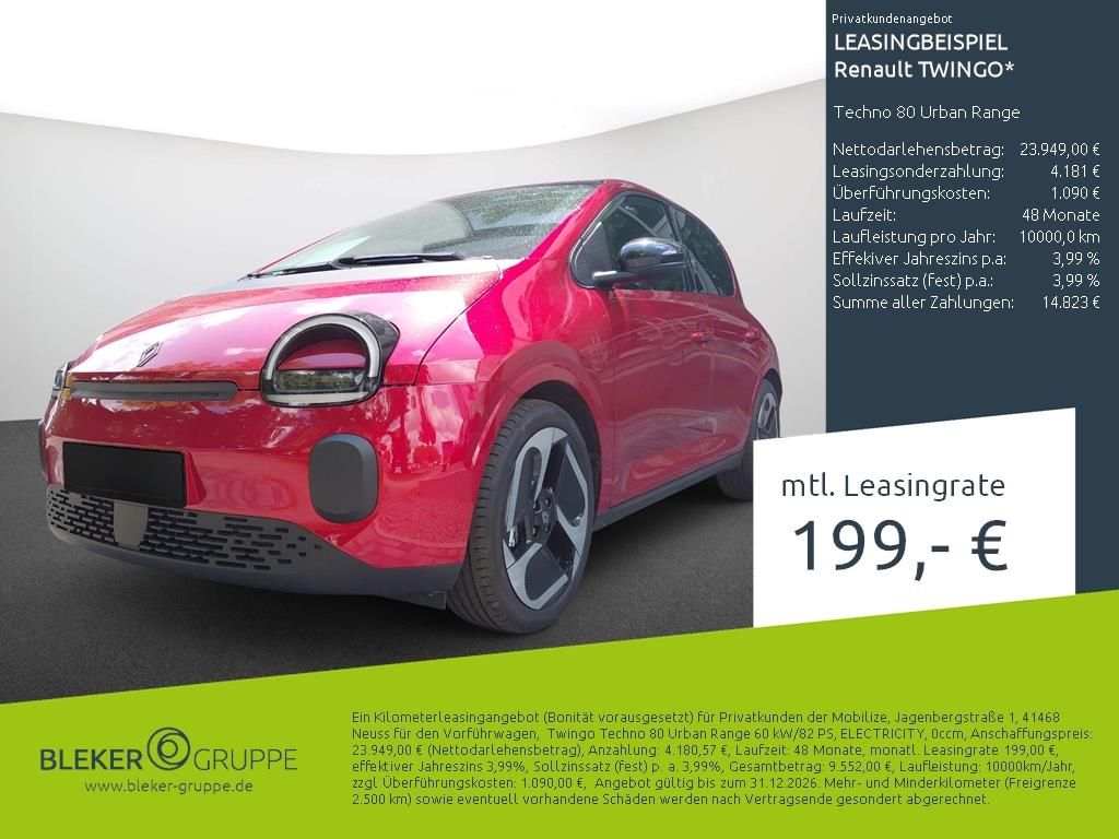 Renault TWINGO Techno 80 Urban Range