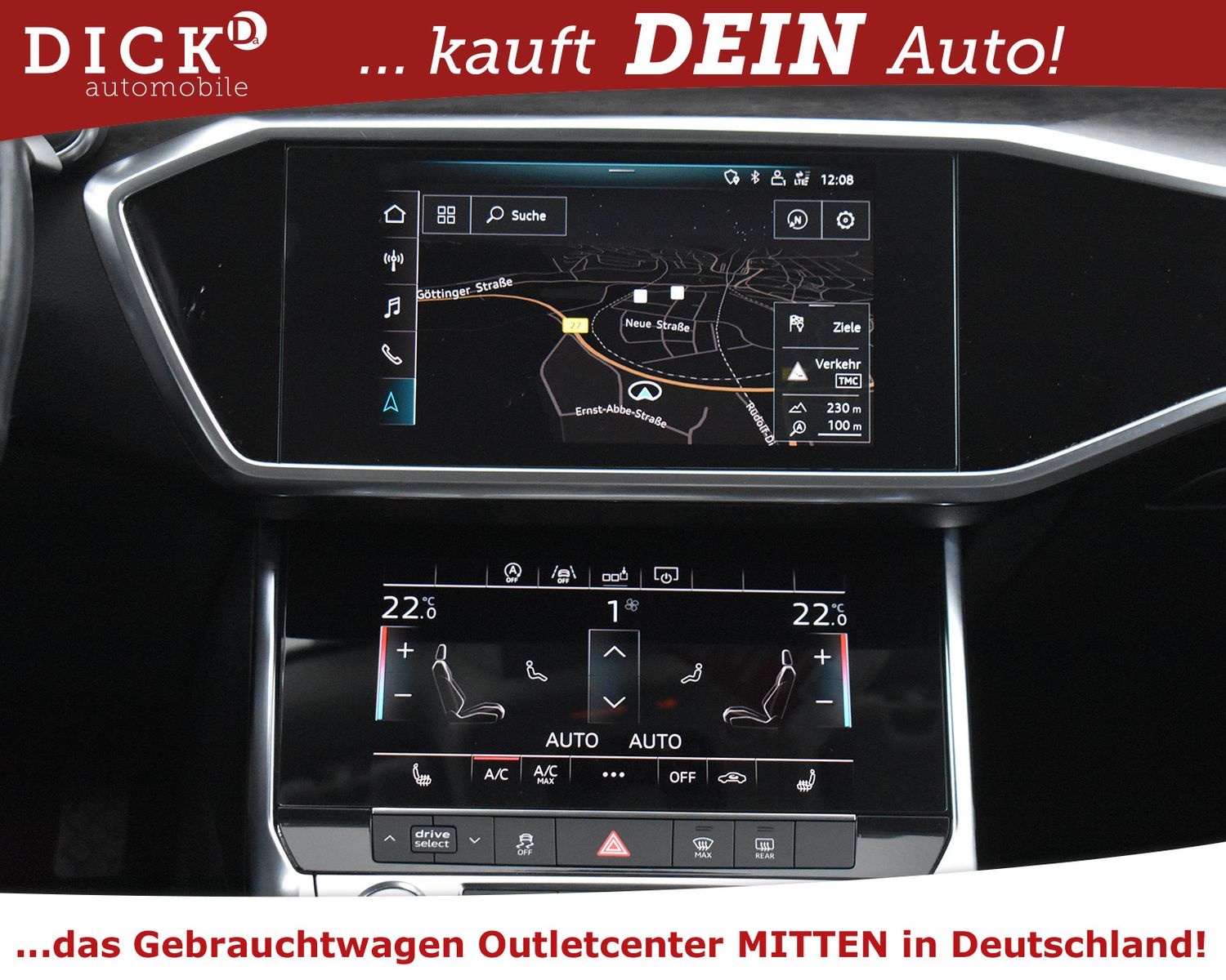 AUDI A6 45d Quatt design NAVI+LEDER+SHZ+LED+TEMP+18" - Image 19