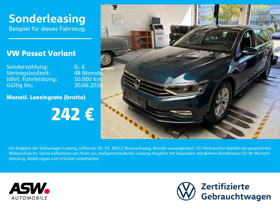 Volkswagen Passat Variant Business  2.0TDI DSG Navi Stdhzg