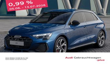 Audi Leasingangebot: Audi A3 Sportback TFSIe S LINE CARBON HuD AHK 360°