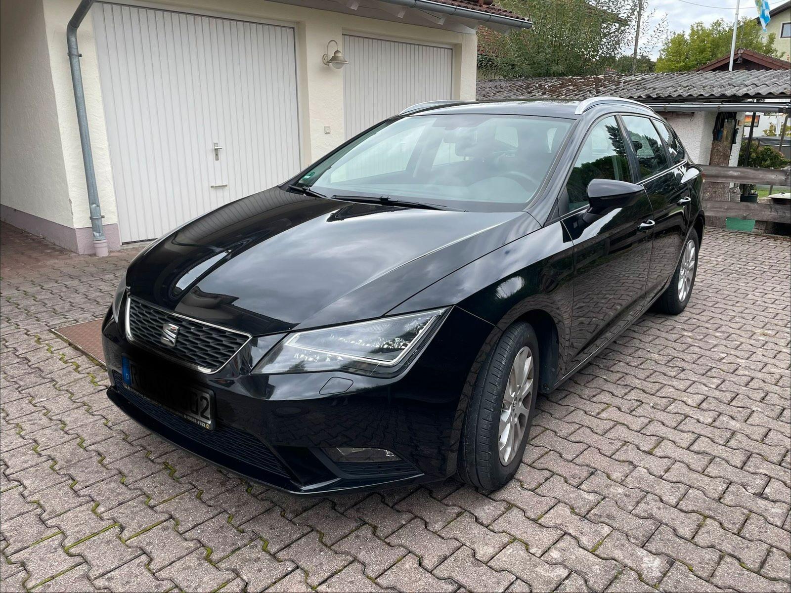 Seat Leon 2014 — rear view