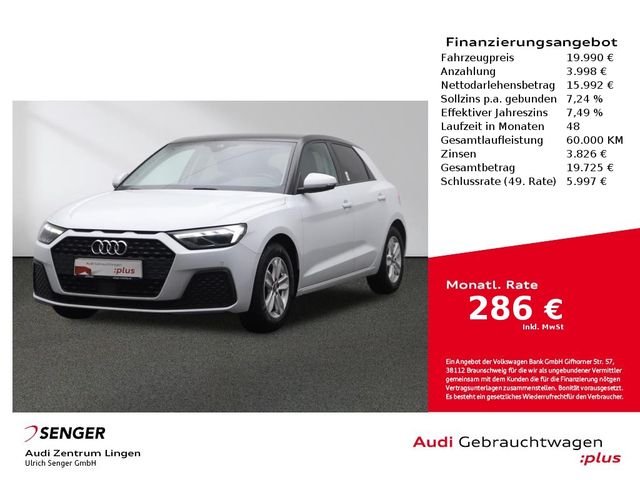 Audi A1 Sportback 25 TFSI MMI LED Audi Phone Box