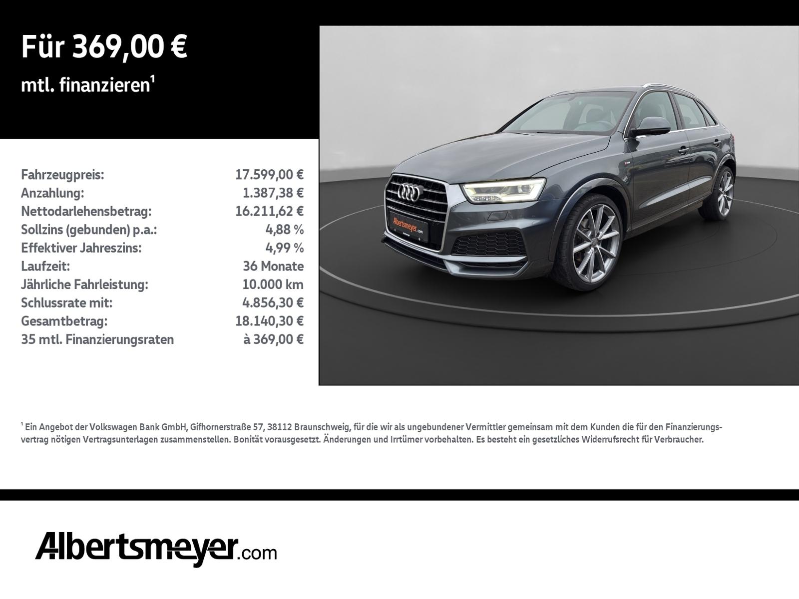 Audi Q3 2.0 TDI sport +S-LINE+LED+NAVI+KLIMA+SELECTIO