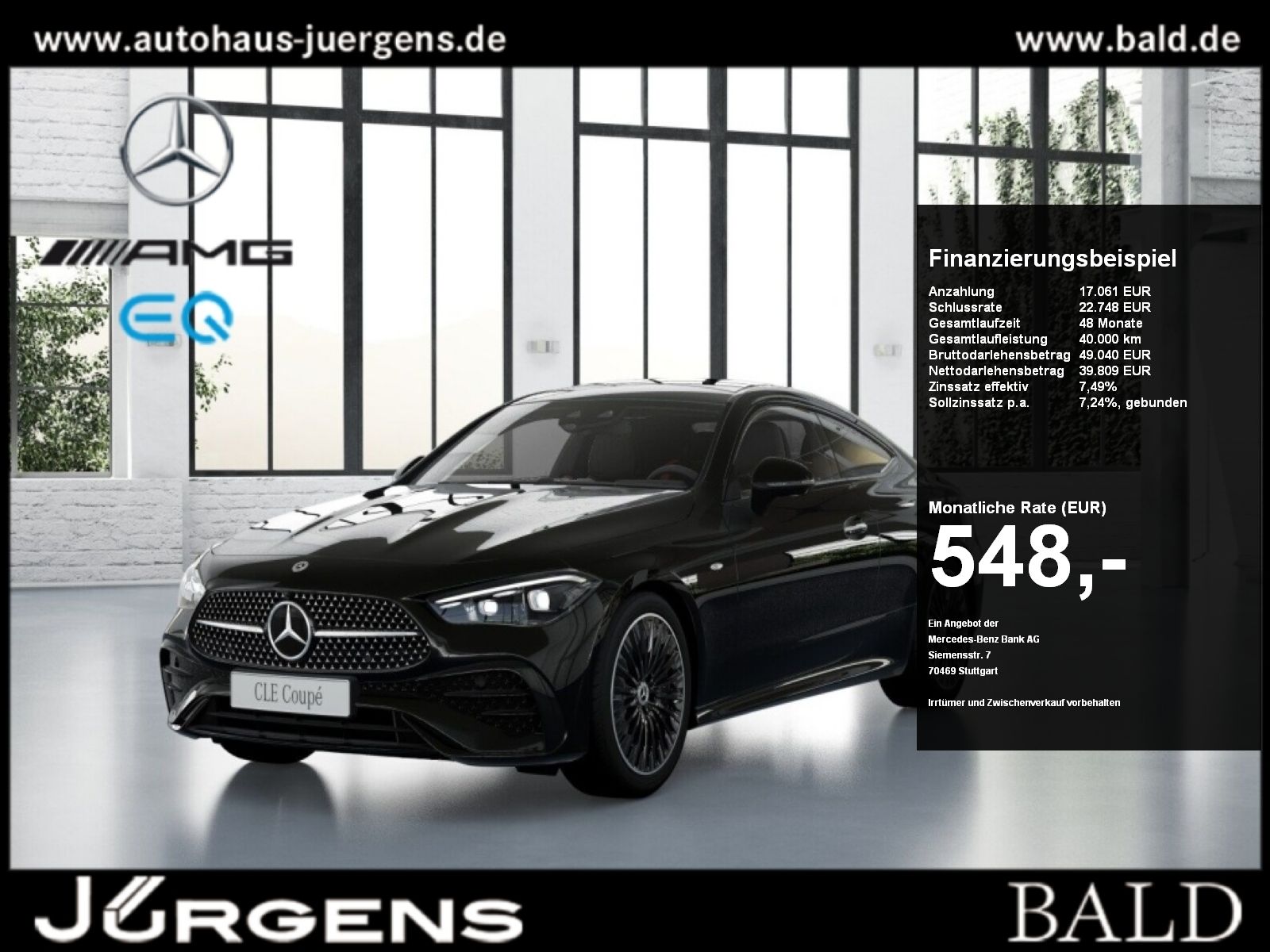 MERCEDES-BENZ CLE 300 e AMG Pus+Distr+Guard 360+Pano+Head
