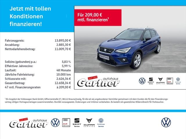 Seat Arona FR 1.0 TSI NAVI LED KAMERA SHZG DAB+ KLIMA