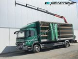 Mercedes-Benz Atego 1224 L Pritsche m. Heckkran Funk 4 x hydra - Mercedes-Benz 1224 atego