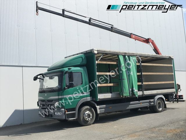 Mercedes-Benz Atego 1224 L Pritsche m. Heckkran Funk 4 x hydra