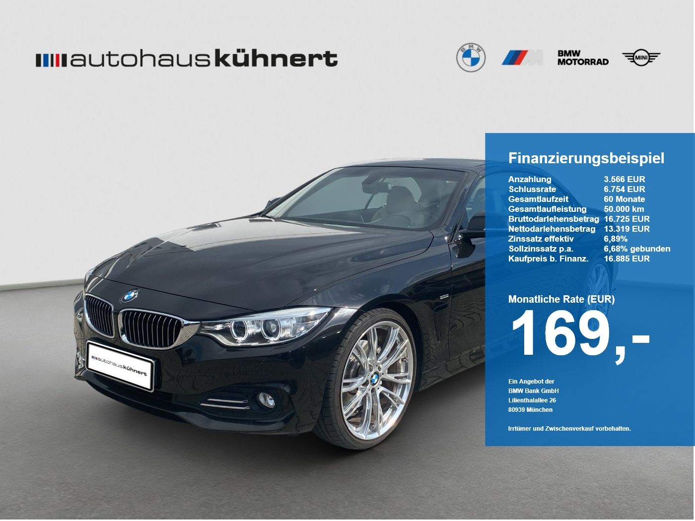 BMW BMW 425d Cabrio LuxuryLine Navi adapt .Xenon