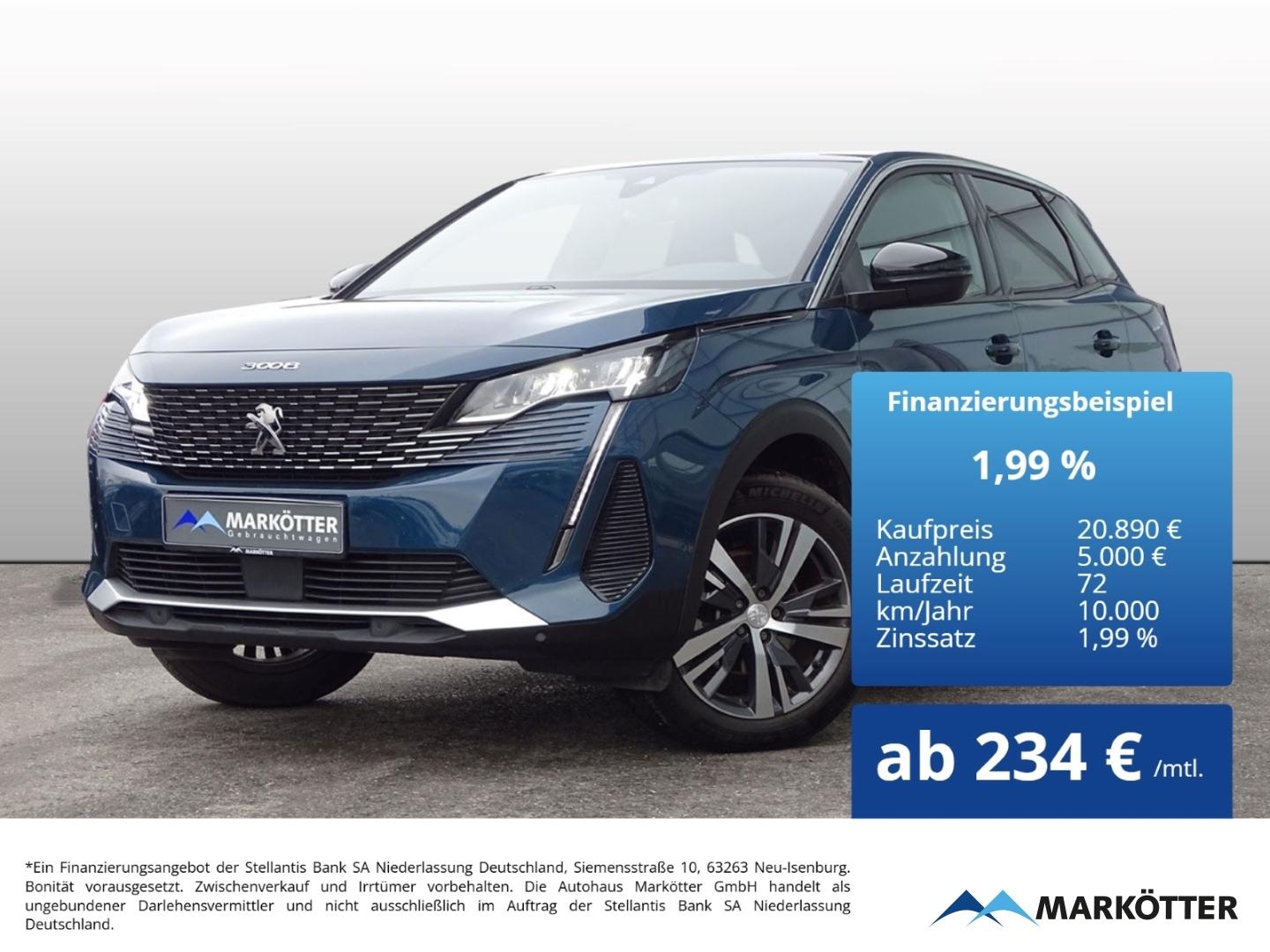 Peugeot 3008 Allure Pack PDC/LED/SHZ/BLIS/Klima/180°CAM