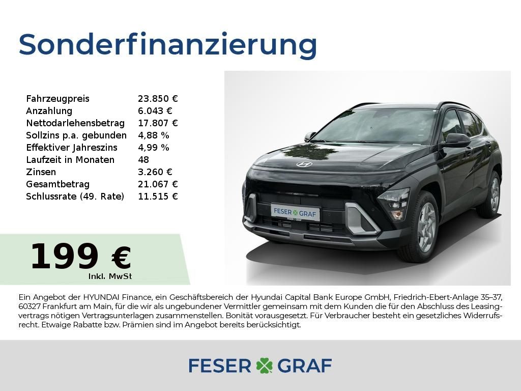 Hyundai Kona TREND NAVI VOLL-LED SHZ LHZ CARPLAY KLIMA