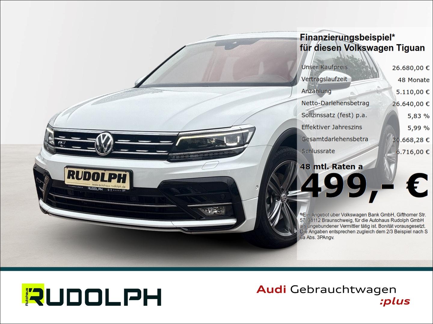 Volkswagen Tiguan 2.0 TDI Highline 4Motion ACC StandHZG LED