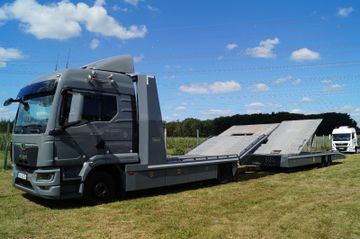 MAN TGL 12.250 AUT-TIJHOF AUTOTRANSPORTER+ANHÄNGER-