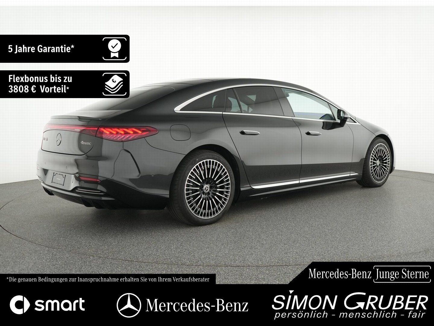 Fahrzeugabbildung Mercedes-Benz EQS 580 4M AMG Exklusive 4*Massage HUD Burm Digi