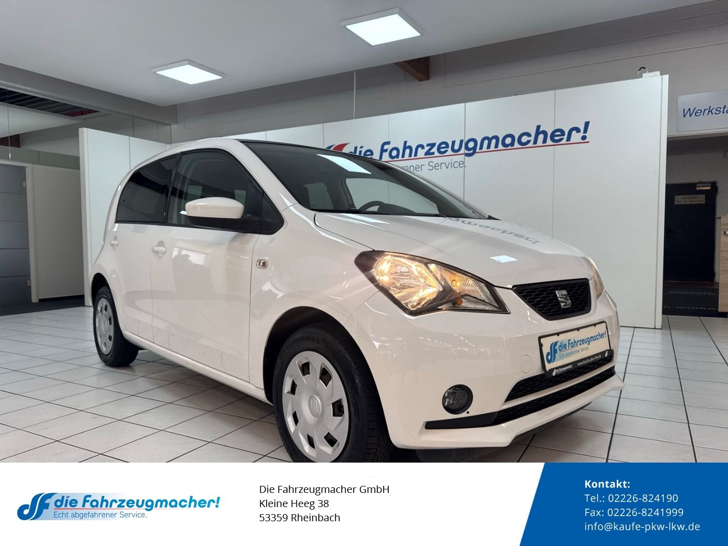 Fahrzeugabbildung SEAT Mii Style 1.0 Soundsystem SHZ Berganfahrass. Win
