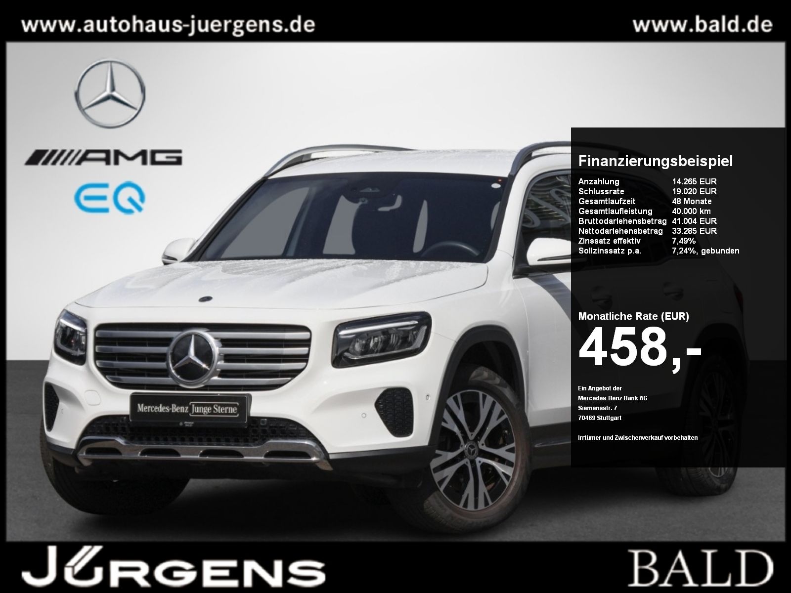 MERCEDES-BENZ GLB 220 d 4M Progressive/AHK/LED/Tempomat/Cam/18