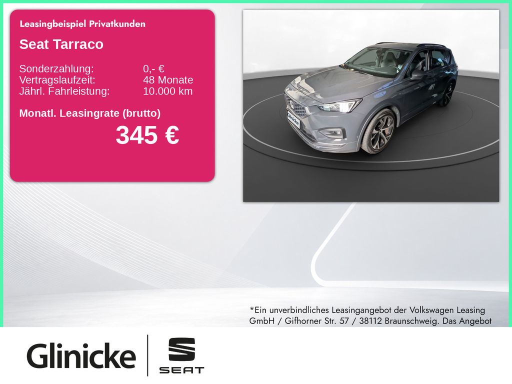 Tarraco 1.5 TSI FR LED LM 19" PDC+RFK ACC Full L