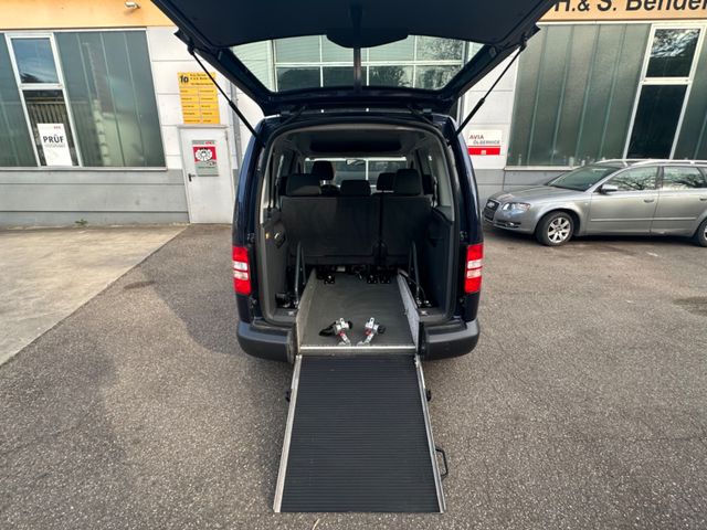 Volkswagen Caddy Roncalli-Rollstuhlrampe+Einzugswinde