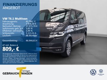 Volkswagen Leasingangebot: Volkswagen T6.1 Multivan GENERATION SIX ACC LED