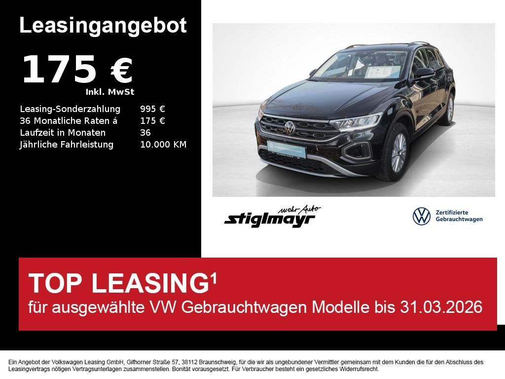 Volkswagen T-Roc Life 1.0 TSI +Standheizung+NAVI+LED+KLIMA