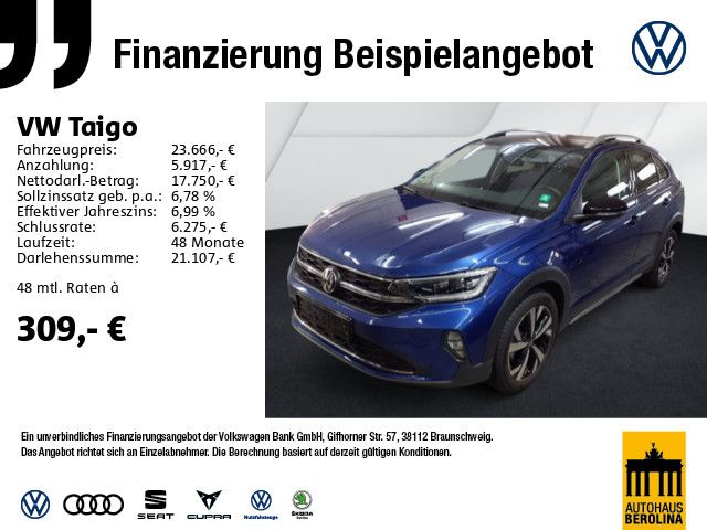 Volkswagen Taigo 1.0 TSI Style DSG *IQ-MATRIX*NAV*ACC*SHZ*