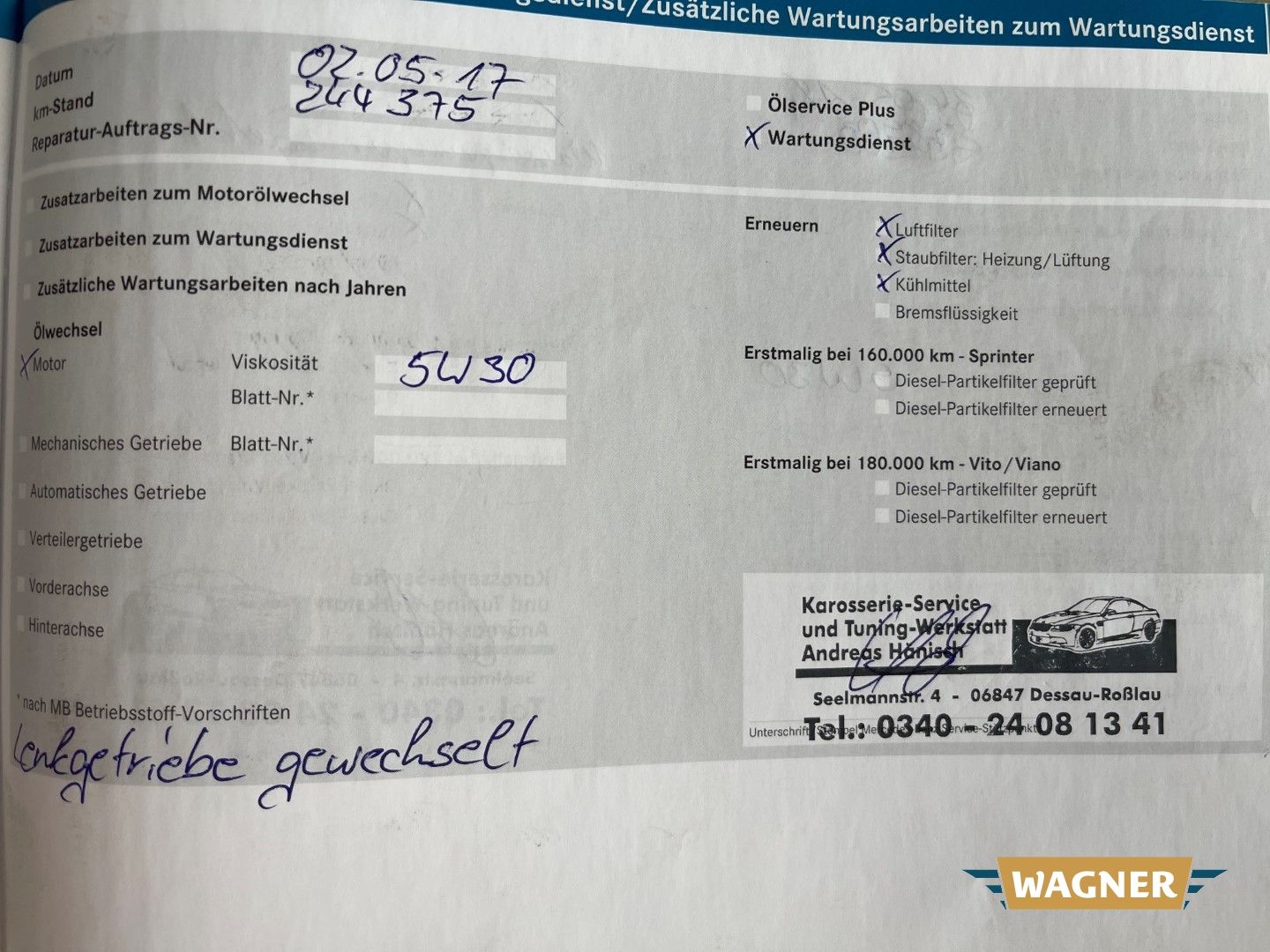 Fahrzeugabbildung Mercedes-Benz Sprinter II Tiefkühlkoffer CDI ThermoKing