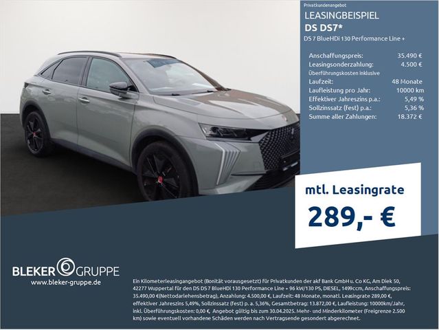 DS Automobiles DS7 DS 7 BlueHDi 130 Performance Line +