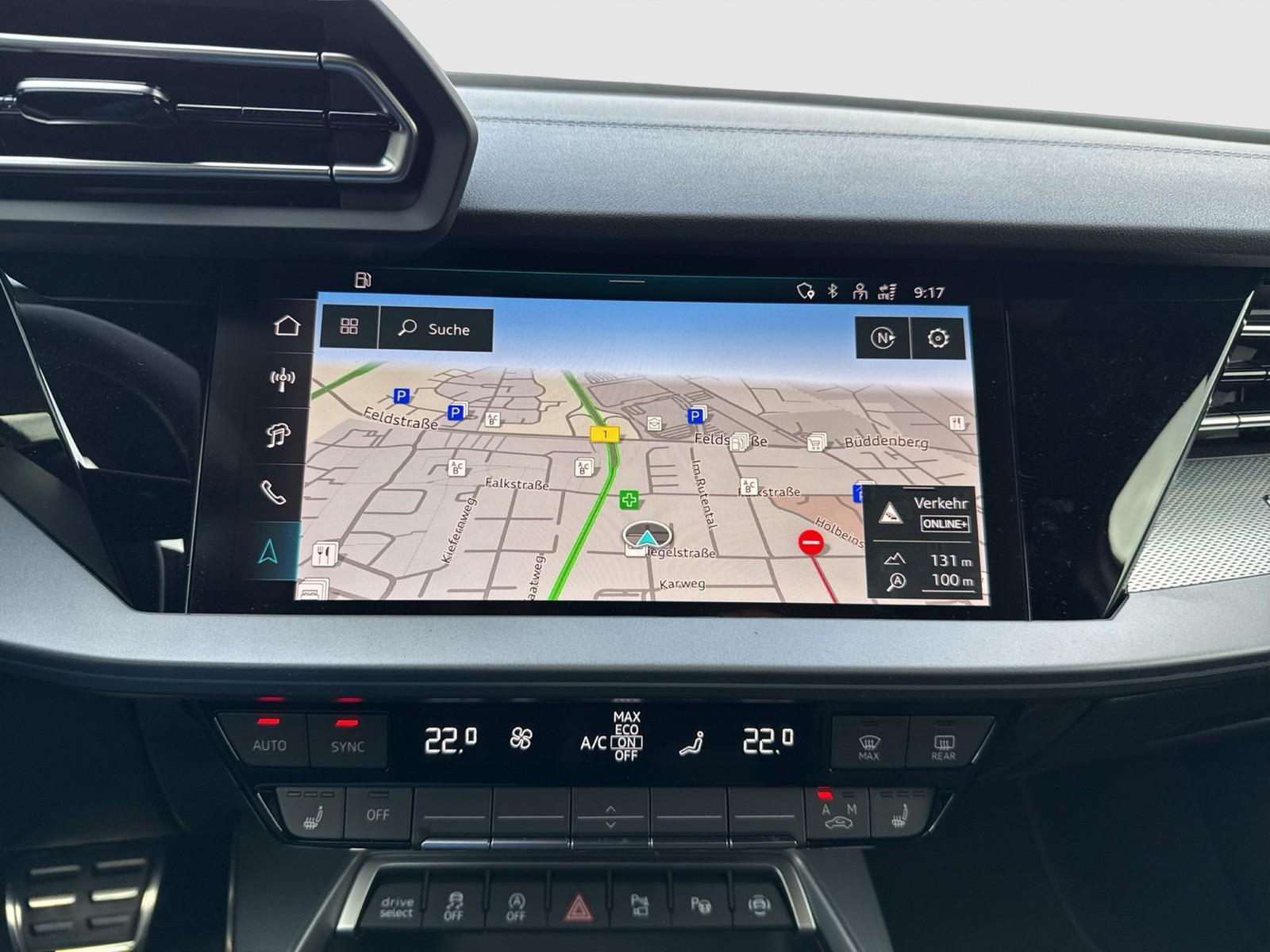 Audi A3 Sportback quattro S LINE BLACKPAK AHK CAM NAV