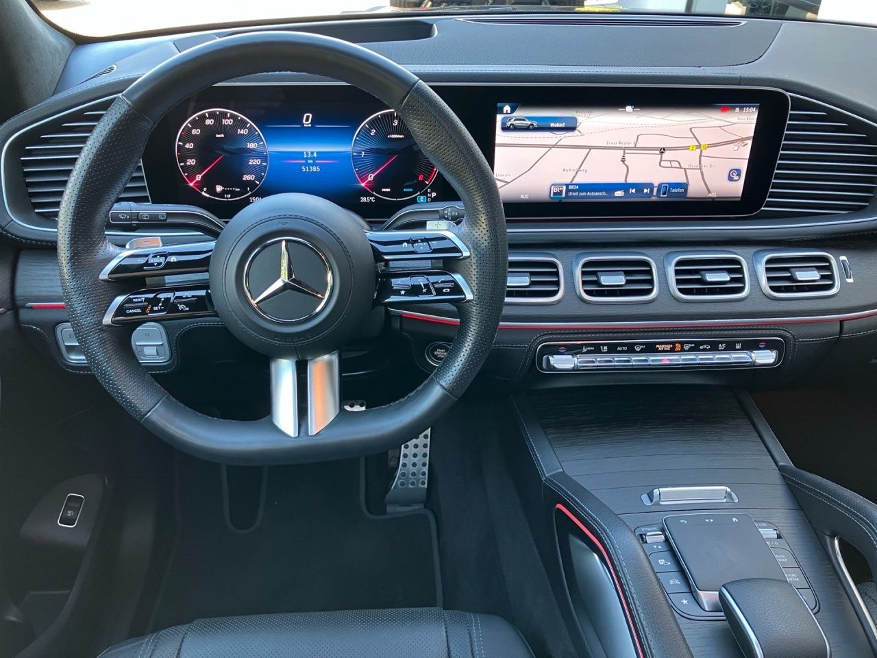 Fahrzeugabbildung Mercedes-Benz GLE 450 d 4M AMG Night+Pano+HUD+StdHz+FahrassPak
