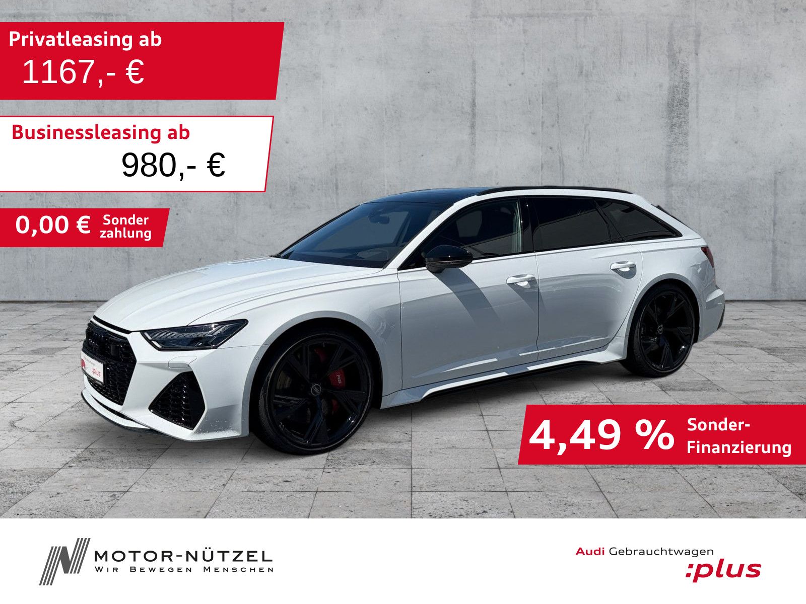Audi RS 6 Avant TFSI QU MATRIX+HuD+B&O+AHK+PANO+360°
