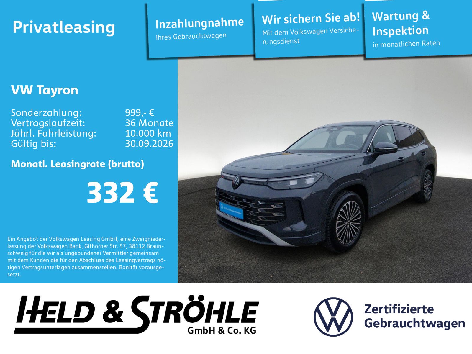 Volkswagen Tayron Elegance eHybrid DSG IQLED TRAILER ASSIST