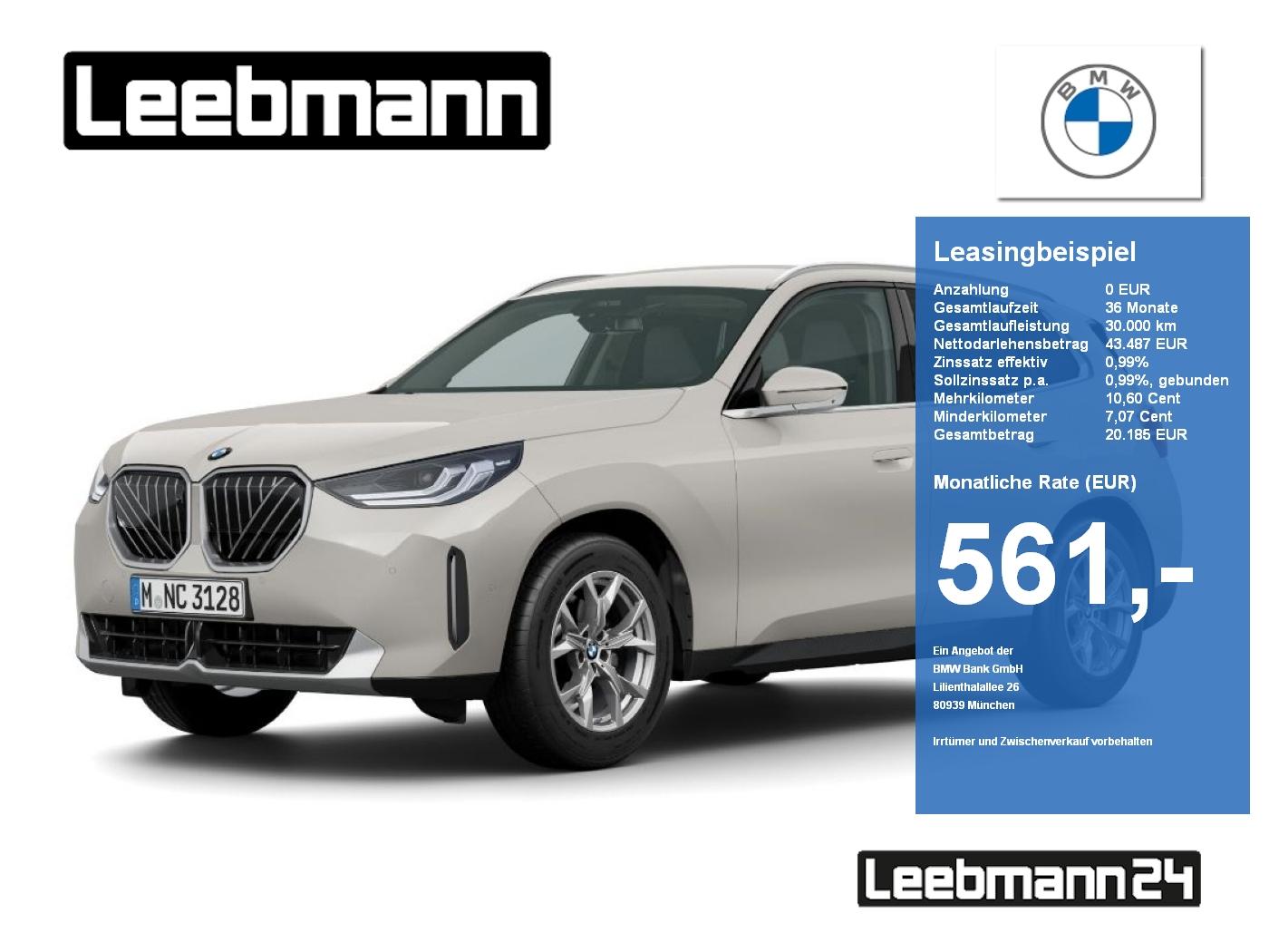 BMW X3 20d xDrive AHK/SitzLüft GARANTIE bis 03/2030